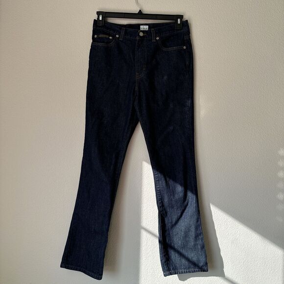 Calvin Klein Women's Boot Leg Jeans Denim Pants Rinse Wash Casual Basic Size 7 - Picture 1 of 10